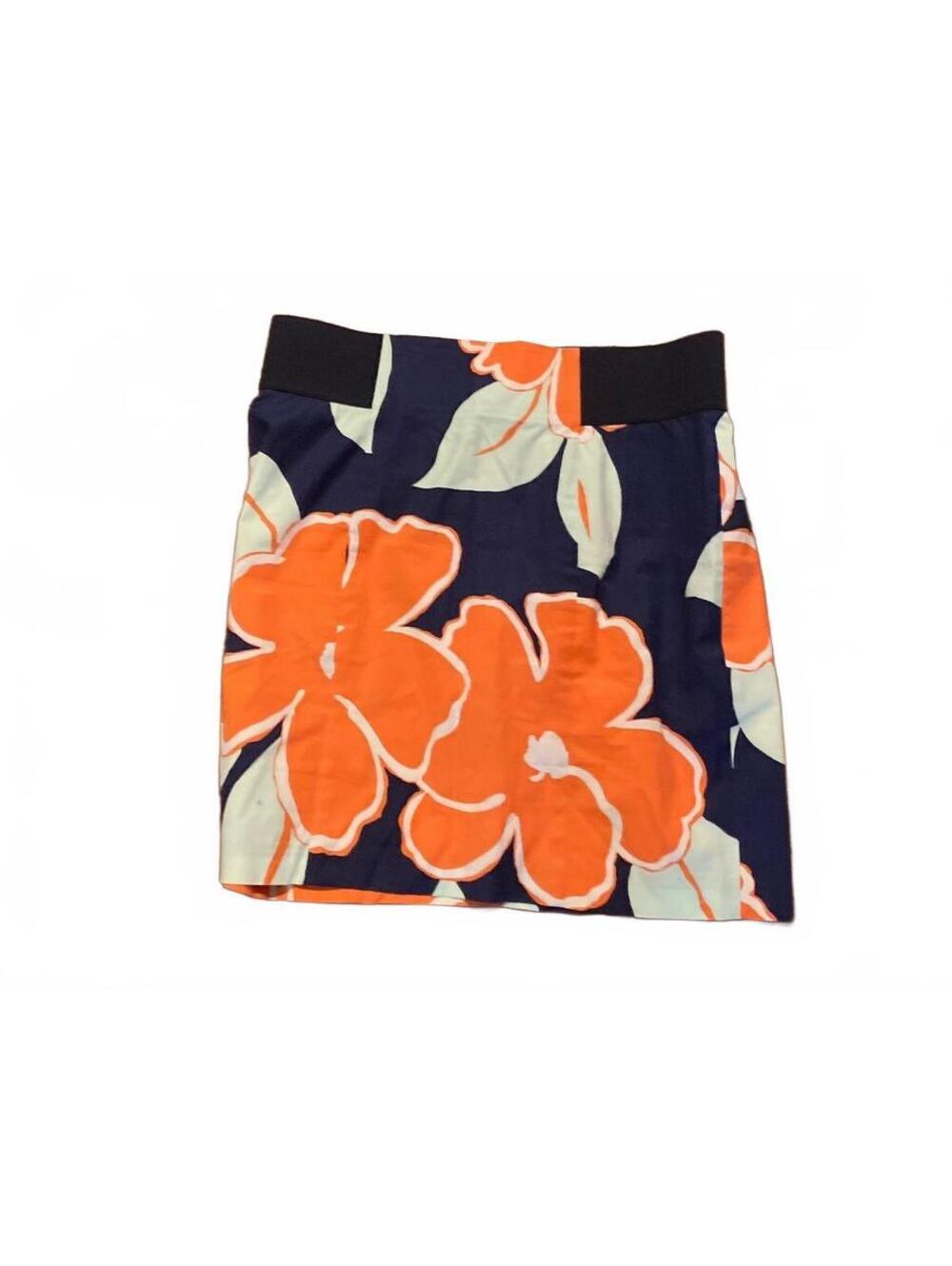J. McLaughlin Preppy Women's Floral Whimsical Tropical 2000's Y2K Skirt Size 12